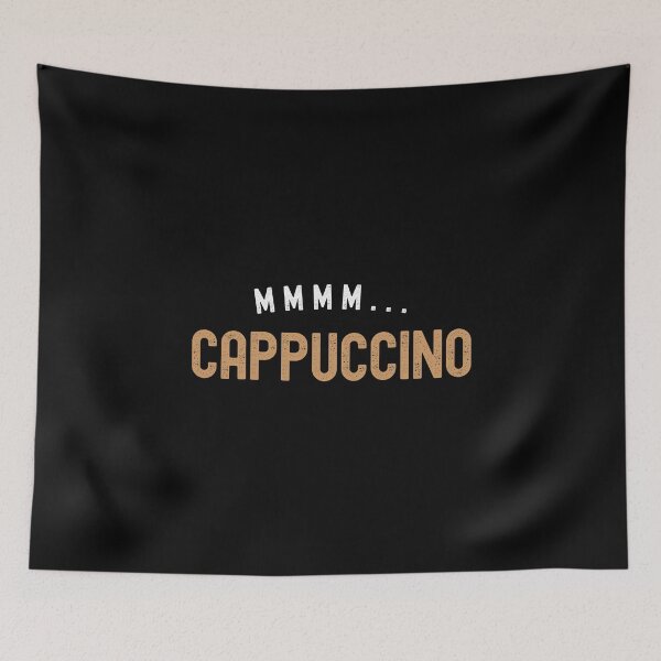 Item preview, Mmmm... cappuccino coffee | Tasty caffeine~ designed and sold by AllInCoffee.