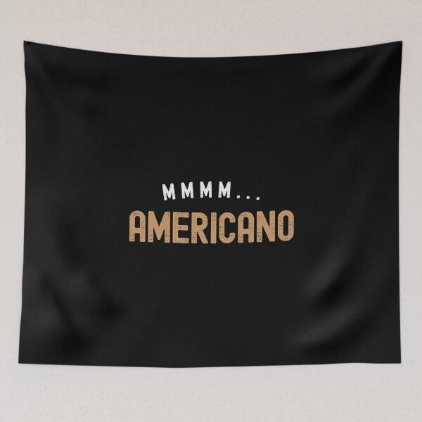 Item preview, Mmmm... americano coffee | Tasty caffeine~ designed and sold by AllInCoffee.