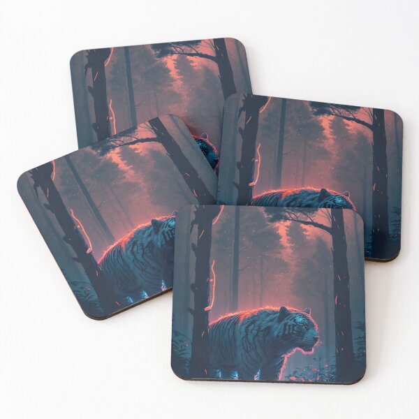 Item preview, Neon Tiger in the Jungle designed and sold by Filip Hudcovic.