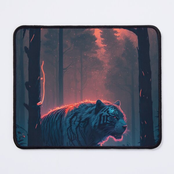 Item preview, Neon Tiger in the Jungle designed and sold by Filip Hudcovic.