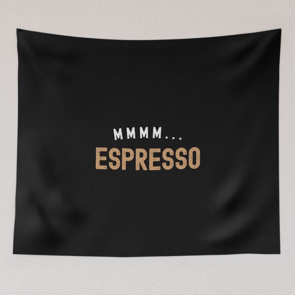 Item preview, Mmmm... espresso coffee | Tasty caffeine~ designed and sold by AllInCoffee.