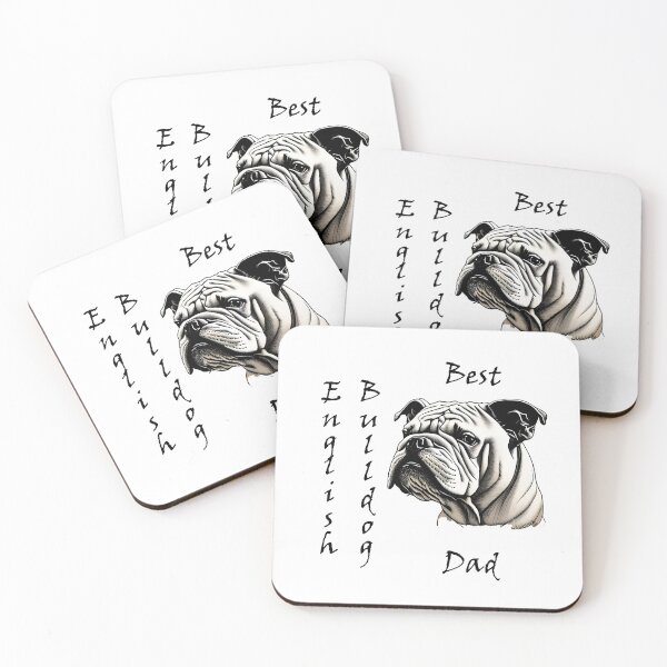 Item preview, Best English Bulldog Dad designed and sold by Richard Montag.