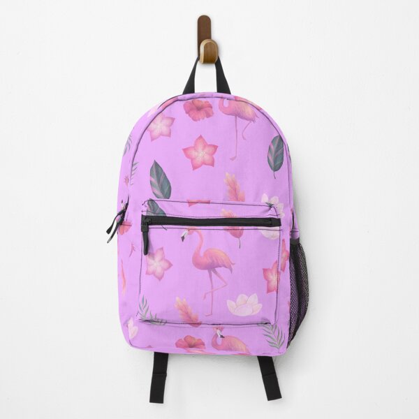 Item preview, Cute Flamingo Flowers Pattern designed and sold by PY Tees.