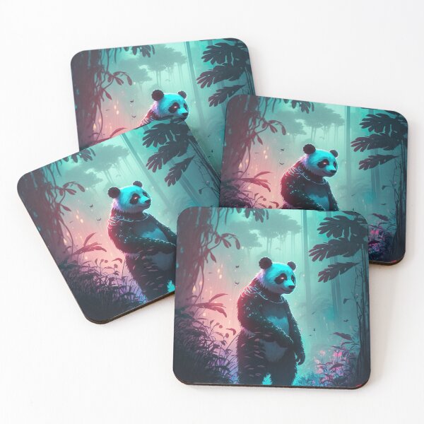 Item preview, Neon Anime Panda in the Jungle designed and sold by Filip Hudcovic.