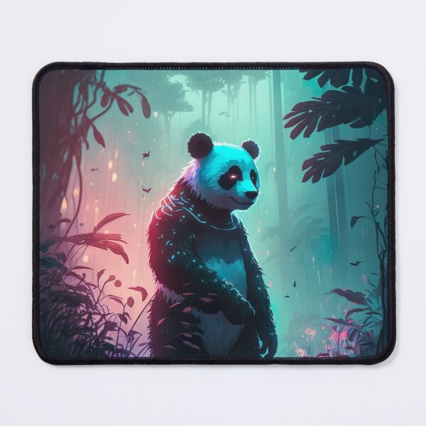 Item preview, Neon Anime Panda in the Jungle designed and sold by Filip Hudcovic.
