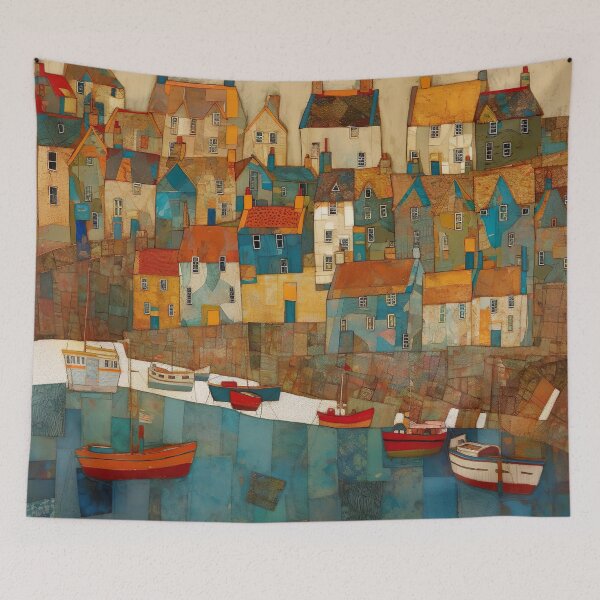 Item preview, East Neuk Of Fife Fishing Village and Harbour designed and sold by Susan  Gallagher.