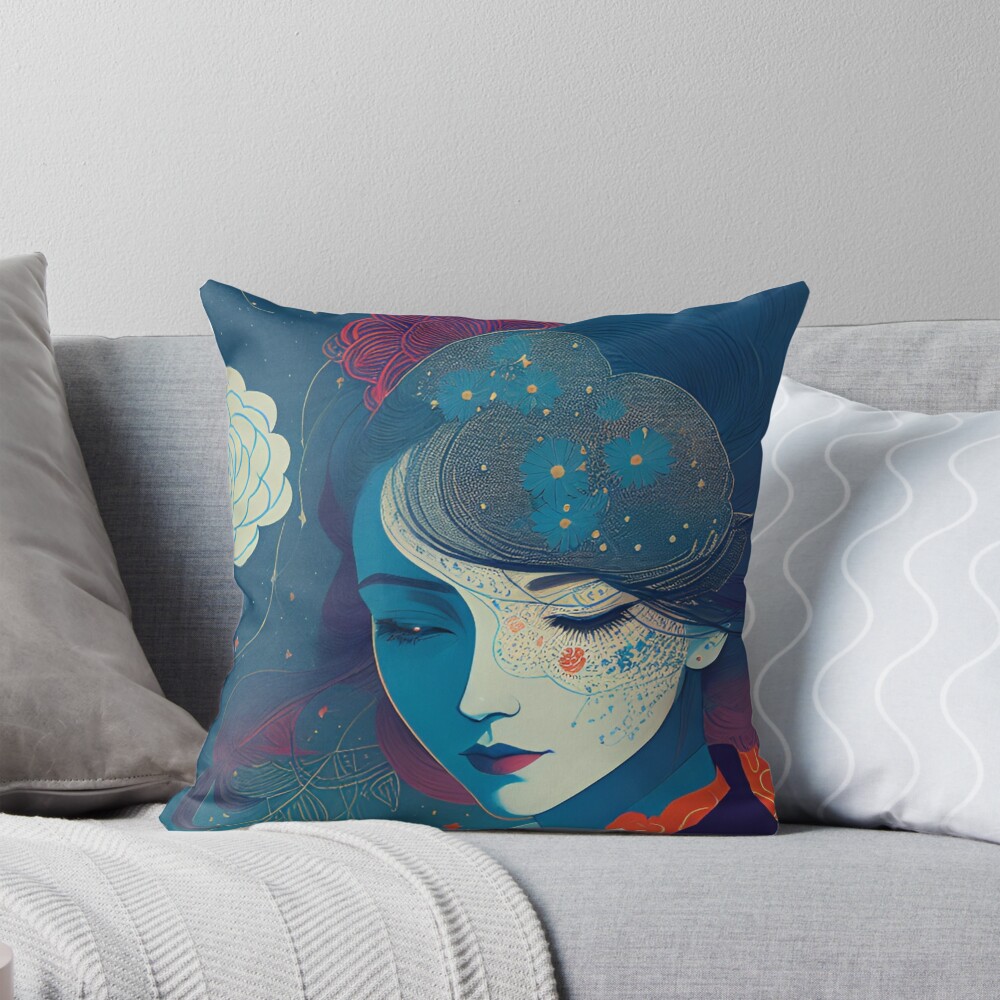 Item preview, Throw Pillow designed and sold by RonaislaArt.