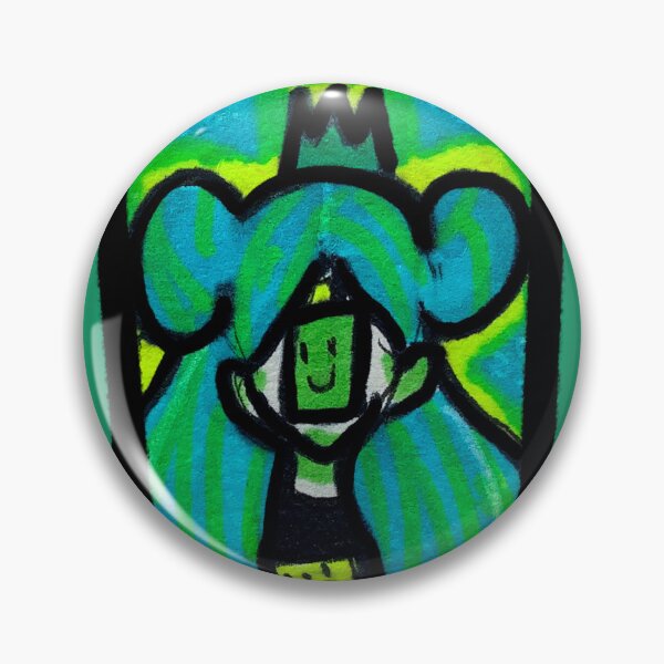 Item preview, Anime Girl Green Paper Masking - Neurodivergent designed and sold by jolabrese.
