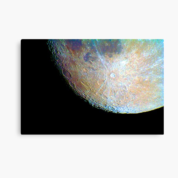lunar south region Canvas Print