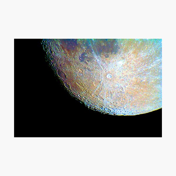 lunar south region Photographic Print
