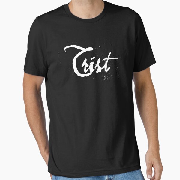 TRIST distressed black metal logo text - Black Metal - T