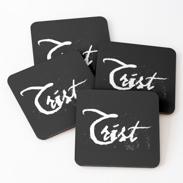 Item preview, TRIST distressed black metal logo text designed and sold by Michael Stewart.