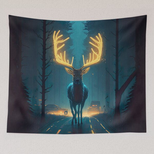 Item preview, Deer with Glowing Antlers! designed and sold by Filip Hudcovic.