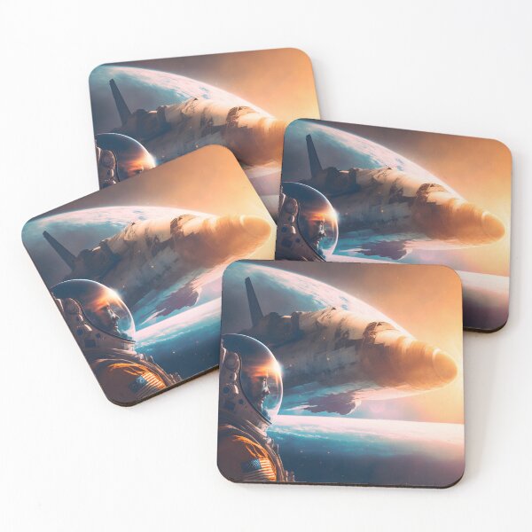 Item preview, Triple Exposure Astronaut Spaceshuttle designed and sold by SimoCompany.