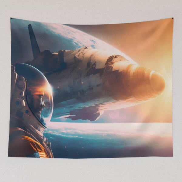 Item preview, Triple Exposure Astronaut Spaceshuttle designed and sold by SimoCompany.