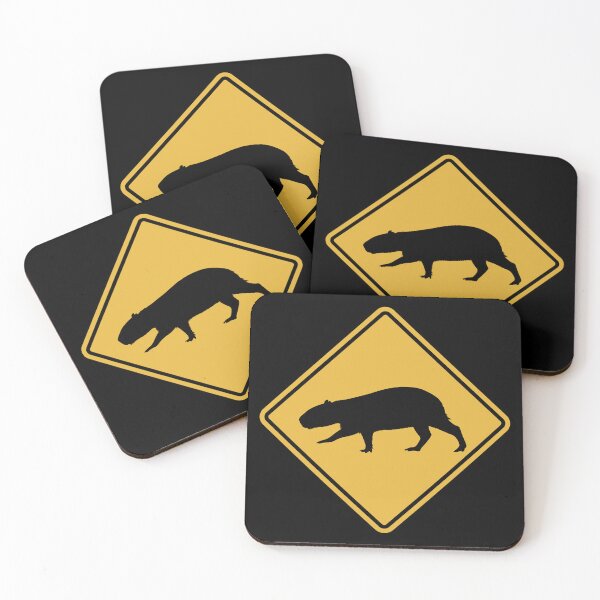 Artikelvorschau, Capybara Giant Nagetier Straßenschild entworfen und verkauft von GEEK-FACTORY-EU.