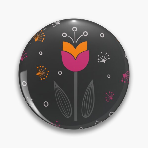 Item preview, Abstract Tulip on Anthracite designed and sold by BuBuchi.