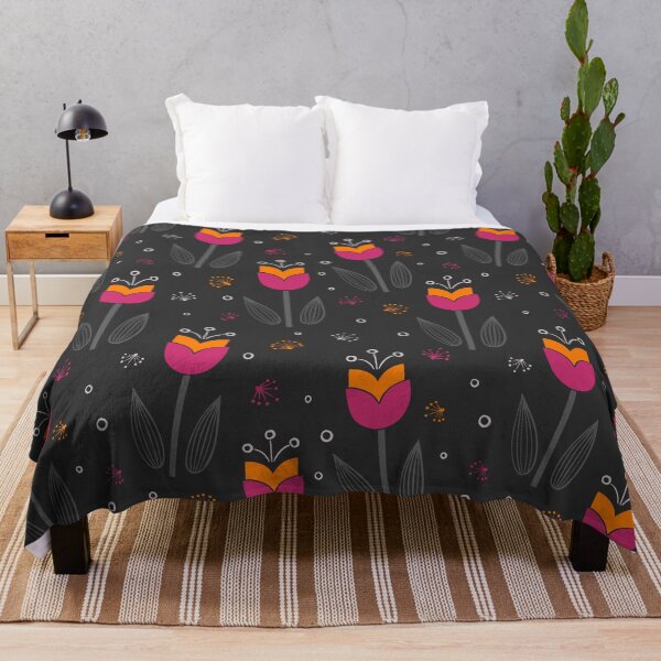 Item preview, Abstract Tulip on Anthracite designed and sold by BuBuchi.