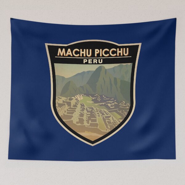 Item preview, Machu Picchu Peru Travel Art Badge designed and sold by KrisSidDesigns.