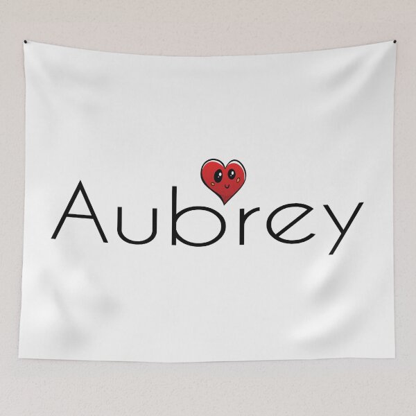 Item preview, Aubrey Cute Heart Name designed and sold by ProjectX23.