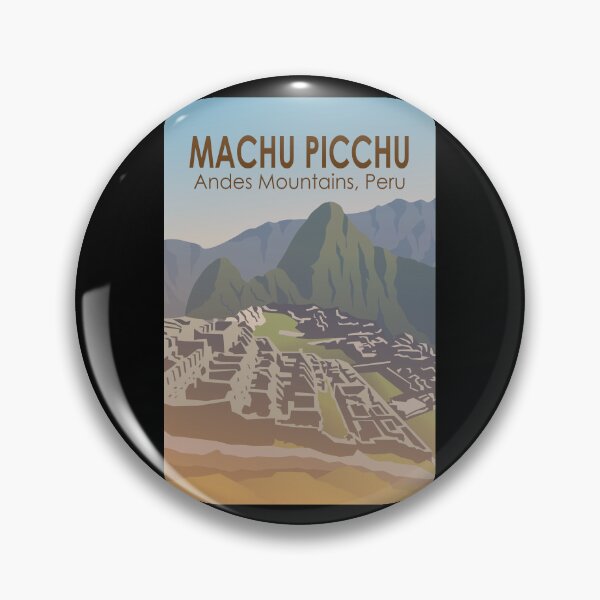Item preview, Machu Picchu Peru Travel Art Vintage designed and sold by KrisSidDesigns.