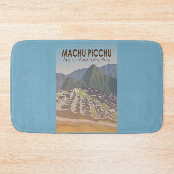 Item preview, Machu Picchu Peru Travel Art Vintage designed and sold by KrisSidDesigns.