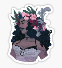 Flower Witch Sticker
