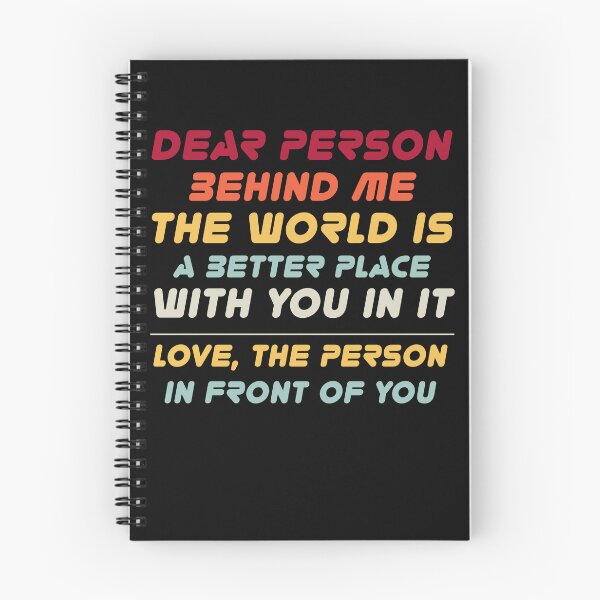 Item preview, Dear Person Behind Me The World Is A Better Place With You designed and sold by solimangomaa.