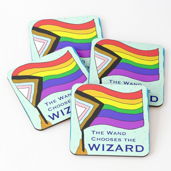 Item preview, Progressive Pride Wand designed and sold by Phoenix Houle.