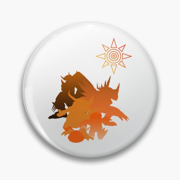 Item preview, digimon adventure Crest of courage design designed and sold by WorldFreakStore.
