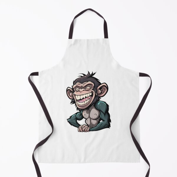 Item preview, Funny Laughing Chimpanzee Sticker designed and sold by PeteRascal.