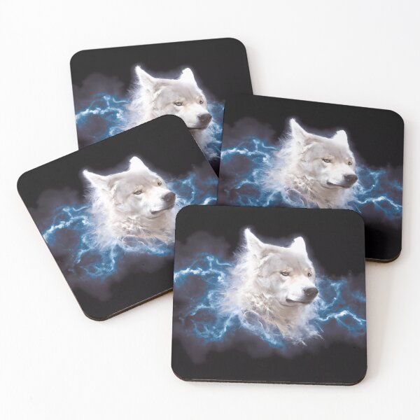 Item preview, Wolf with lightning designed and sold by Helleradi.