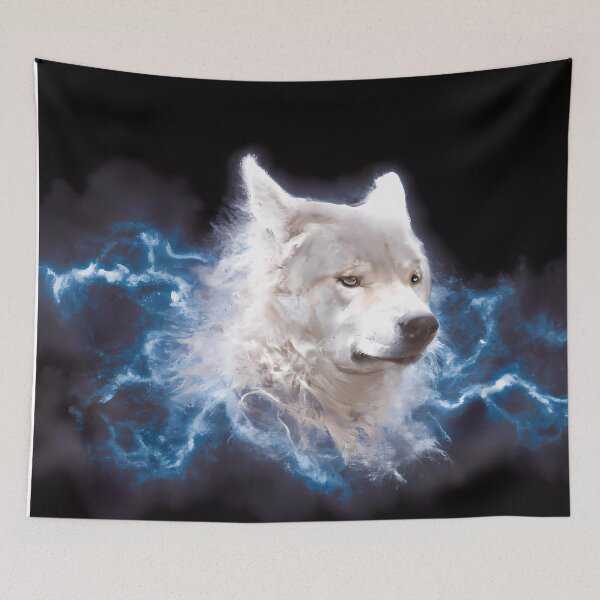 Item preview, Wolf with lightning designed and sold by Helleradi.