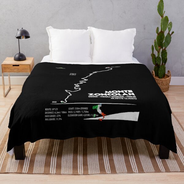Item preview, Monte Zoncolan Italy Italia Car, Cycle, Motorcycle Trail Map Sticker T-shirt 03 designed and sold by OuterShellUK.