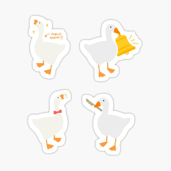 Untitled Goose Game Stickers Sticker