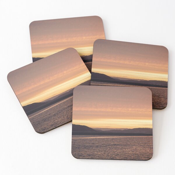 Item preview, Sunrise at Ynyslas (Borth) looking up the Dyfi Estuary designed and sold by lewisjevons.