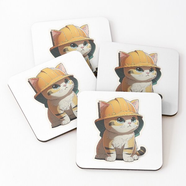 Item preview, Cats With Hard Hats designed and sold by T3goods.