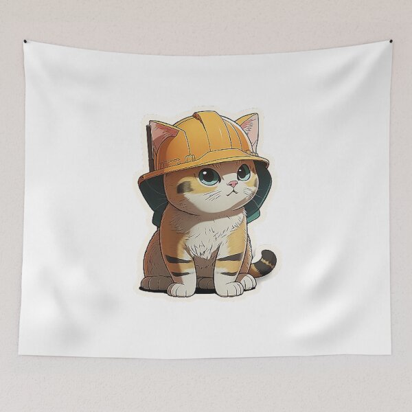 Item preview, Cats With Hard Hats designed and sold by T3goods.