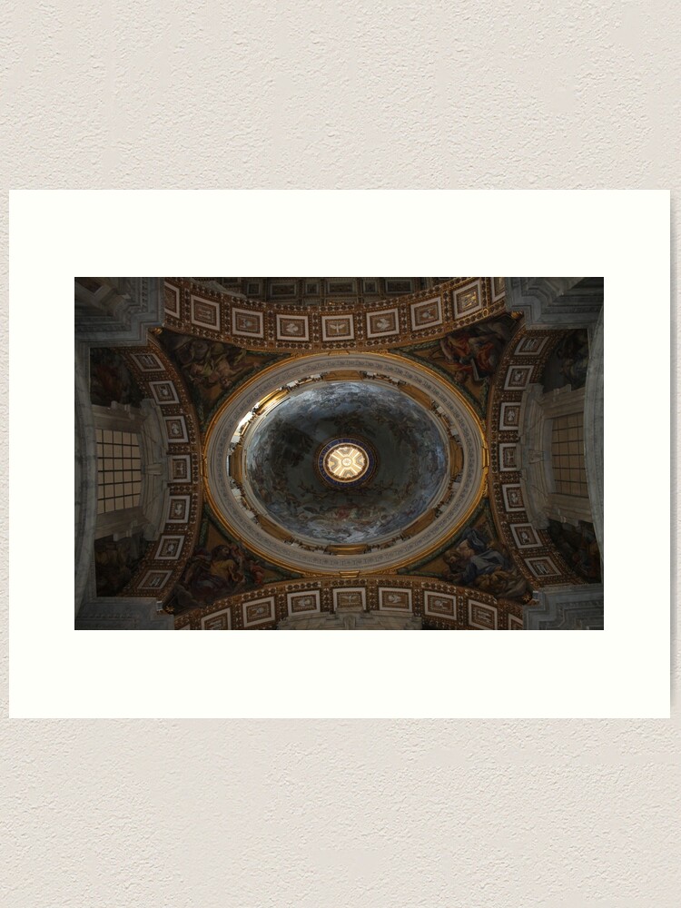 Alternate view of Under the dome of the ancient temple Art Print