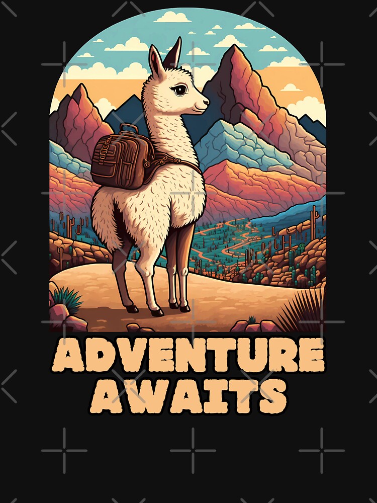 Discover Llama - adventure awaits | Essential T-Shirt 
