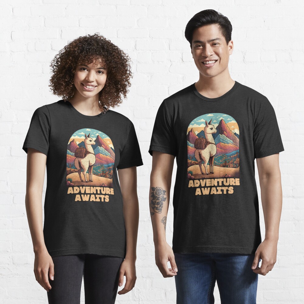 Disover Llama - adventure awaits | Essential T-Shirt 