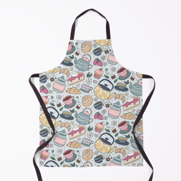 Item preview, Cute tea party pattern designed and sold by Yarafantasyart.