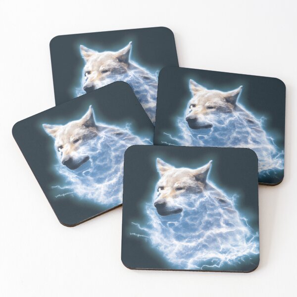 Item preview, Wolf with lightning designed and sold by Helleradi.