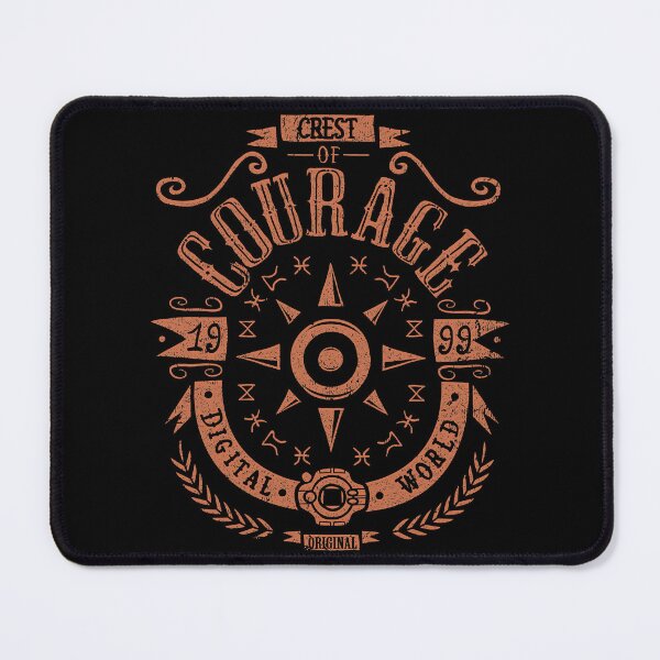 Item preview, Crest of Courage - Greymon - Taichi designed and sold by TrashCatPosse.