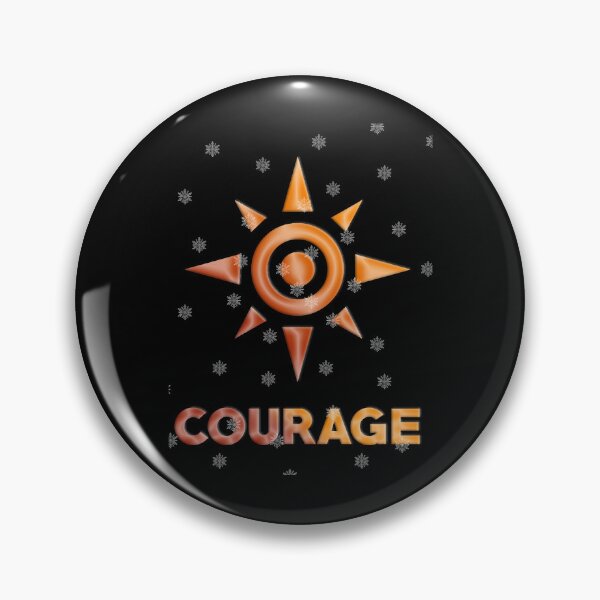 Item preview, Crest of Courage Christmas designed and sold by TrashCatPosse.