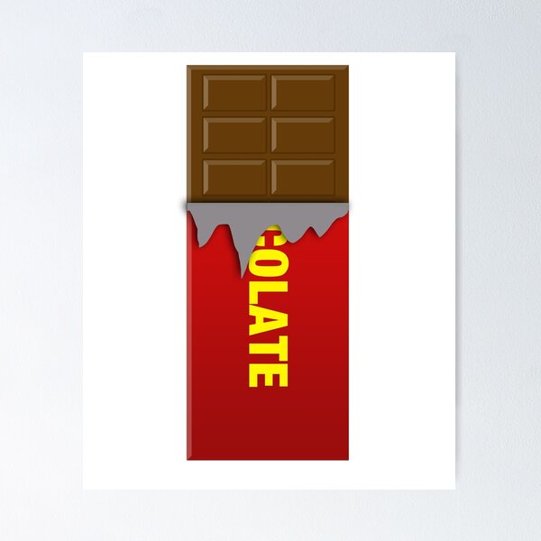 Item preview, Chocolate Candy Bar With Wrapper designed and sold by customshirtgirl.