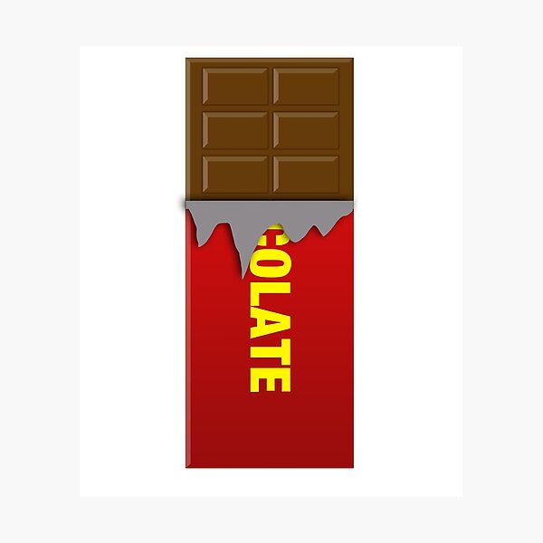 Item preview, Chocolate Candy Bar With Wrapper designed and sold by customshirtgirl.