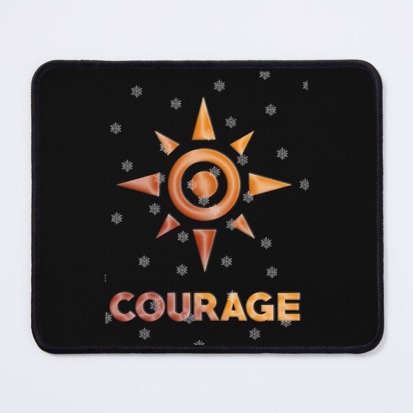Item preview, Crest of Courage Christmas designed and sold by TrashCatPosse.
