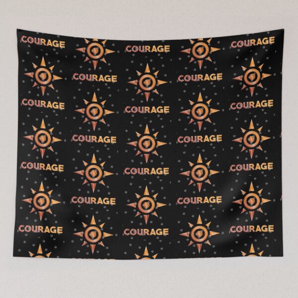 Item preview, Crest of Courage Christmas designed and sold by TrashCatPosse.