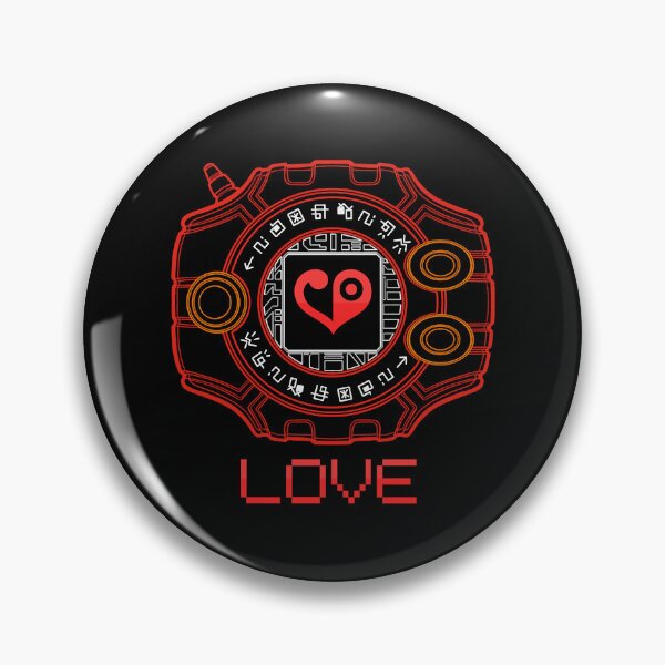 Item preview, digimon love designed and sold by TrashCatPosse.